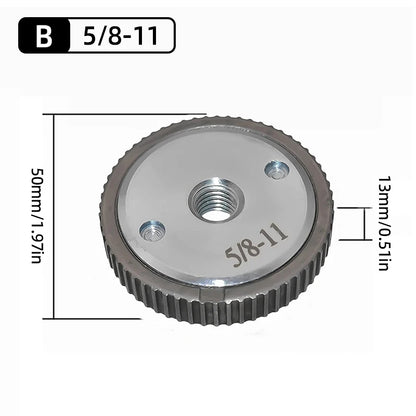 Quick-Lock Angle Grinder Nut for M10/M14 Grinders