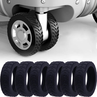 Silicone Luggage Wheel Protector Covers