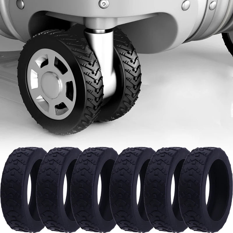 Silicone Luggage Wheel Protector Covers