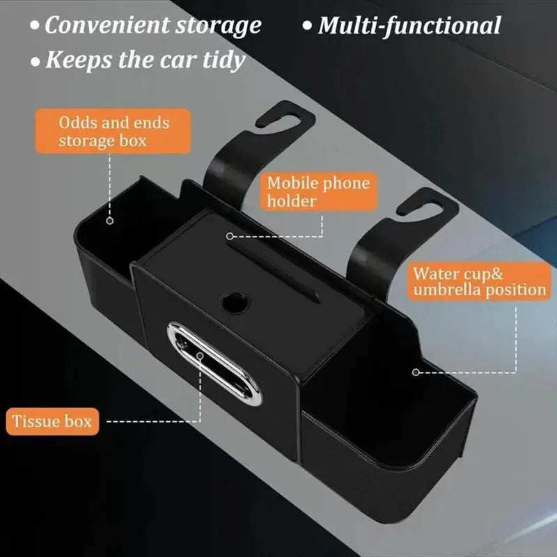 Car Back Seat Storage Organizer