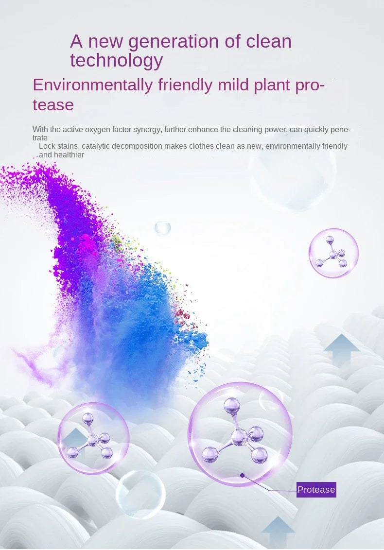 Enzyme Bubble Laundry Powder
