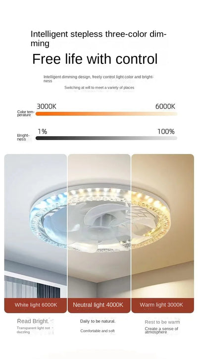 Ceiling Fan Light - 50W 30cm