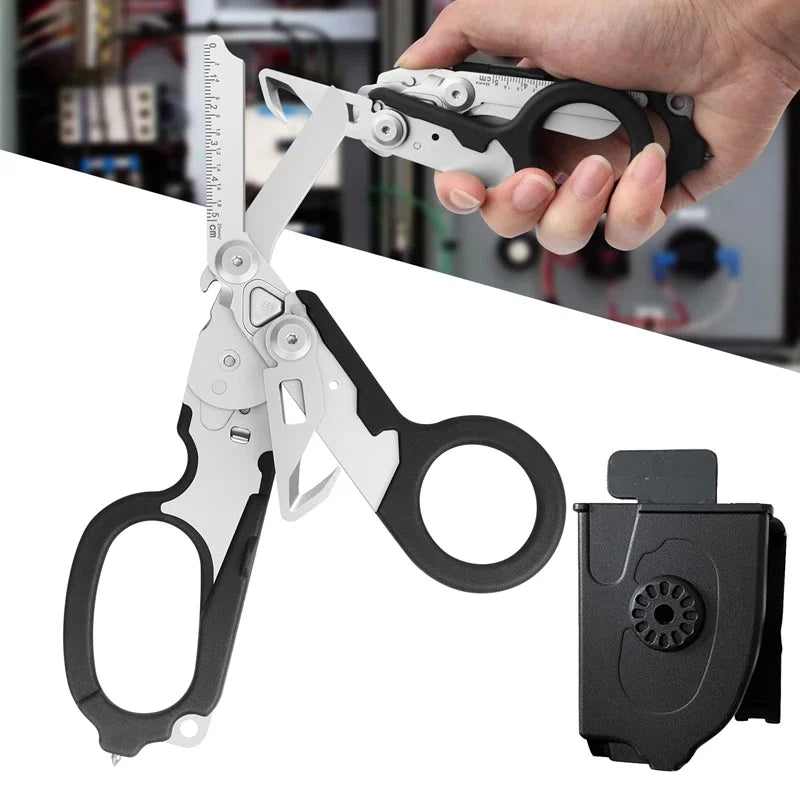 6-in-1 Foldable Emergency Rescue Scissors