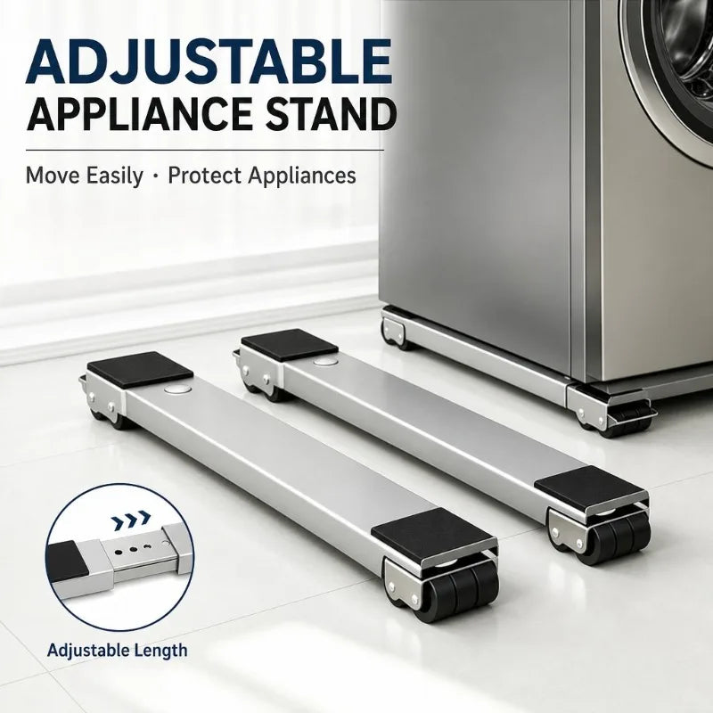 2-Pack Adjustable Heavy-Duty Appliance Moving Rollers