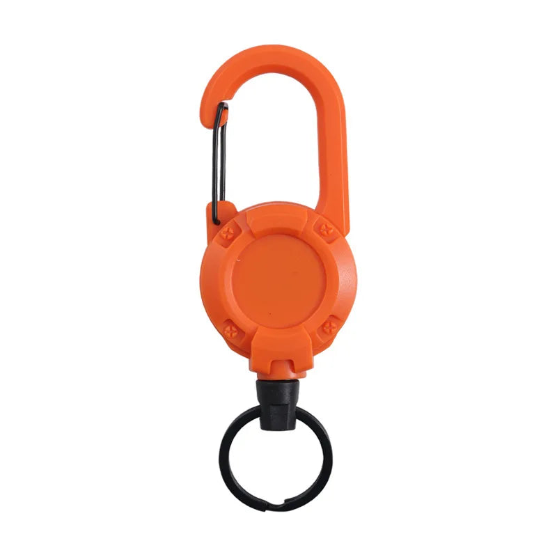 Retractable Steel Keychain