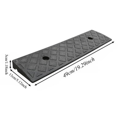 Heavy-Duty Portable Rubber Curb & Threshold Ramp