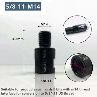M14 to M10 & 5/8-11 Angle Grinder Adapter