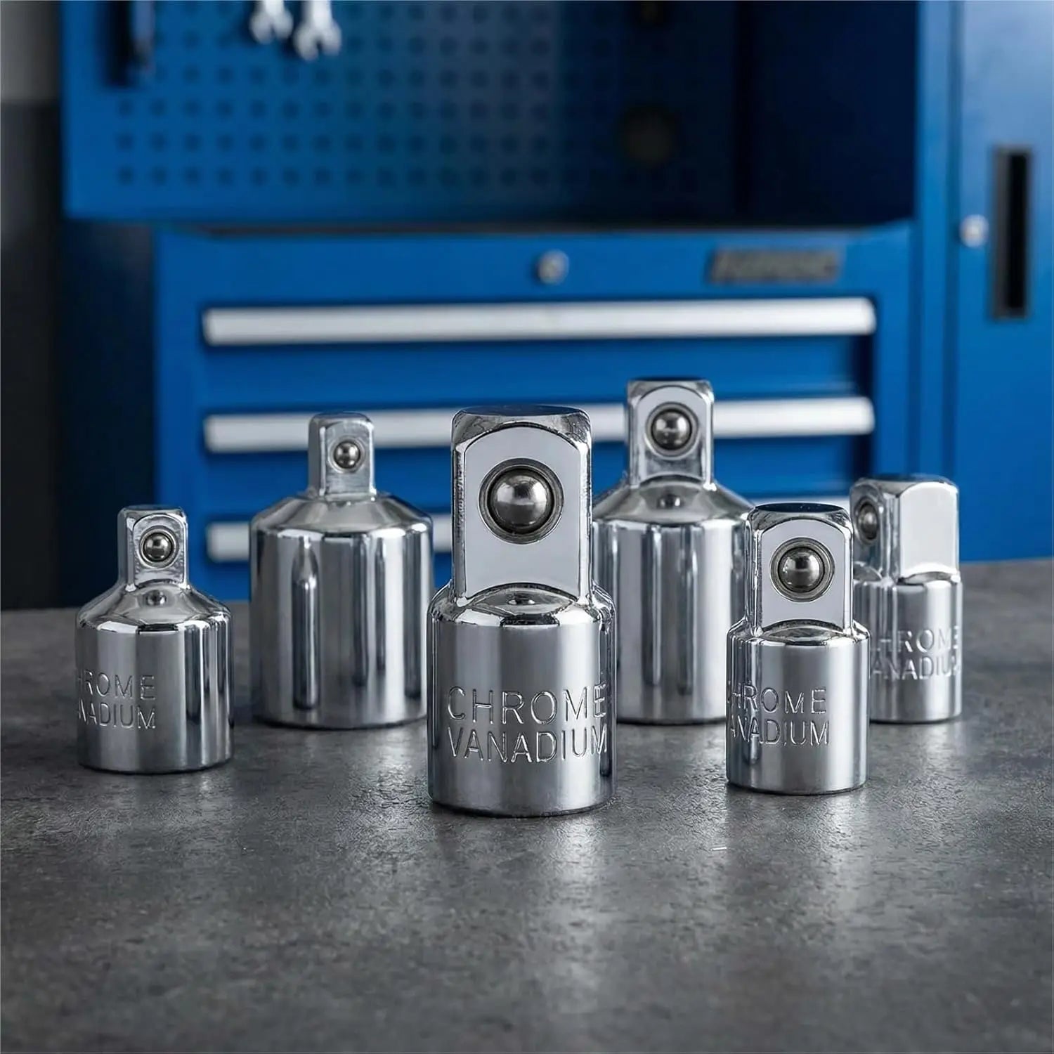 1/4" 3/8" 1/2" Ratchet Socket Adapter & Reducer Set