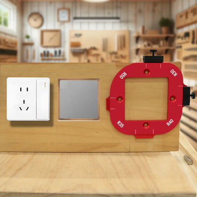 Aluminum Corner Radius Template Set (R10–R50)