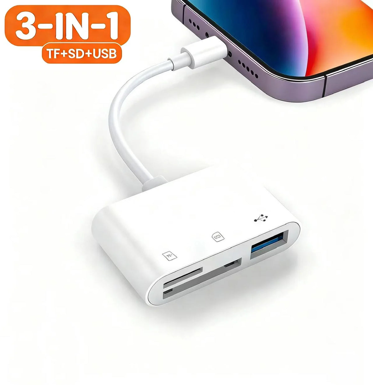5-in-1 USB 3.0 SD & TF Card Reader Adapter