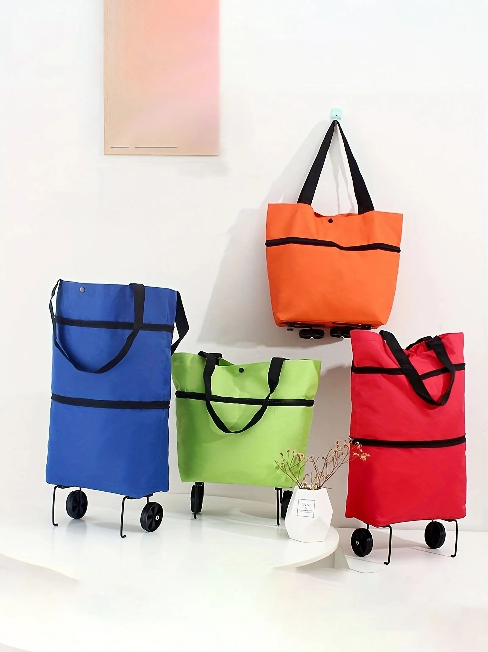 Foldable Shopping Trolley Bag