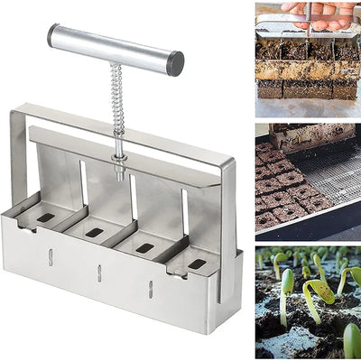 Handheld Soil Block Maker for Seedlings