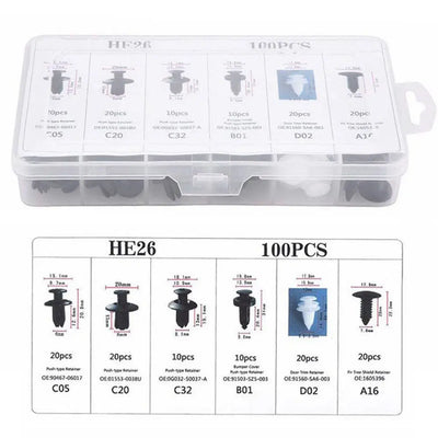 Car Clip Fastener Kit