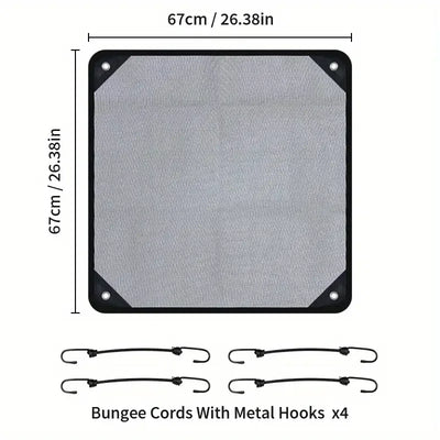 All-Season Mesh Outdoor Air Conditioner Cover