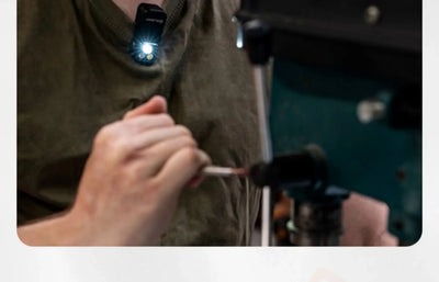 Mini Magnetic Clip-On LED Flashlight