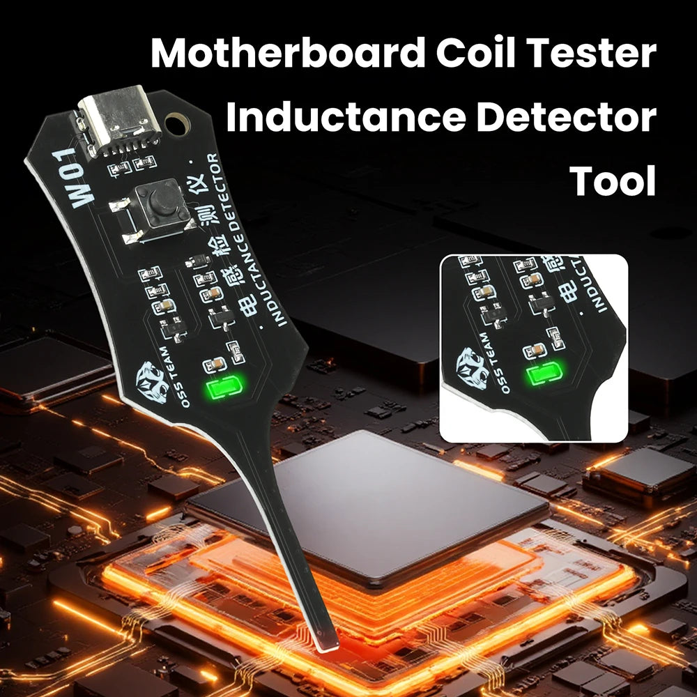 W01 Type-C Coil & Inductance Tester