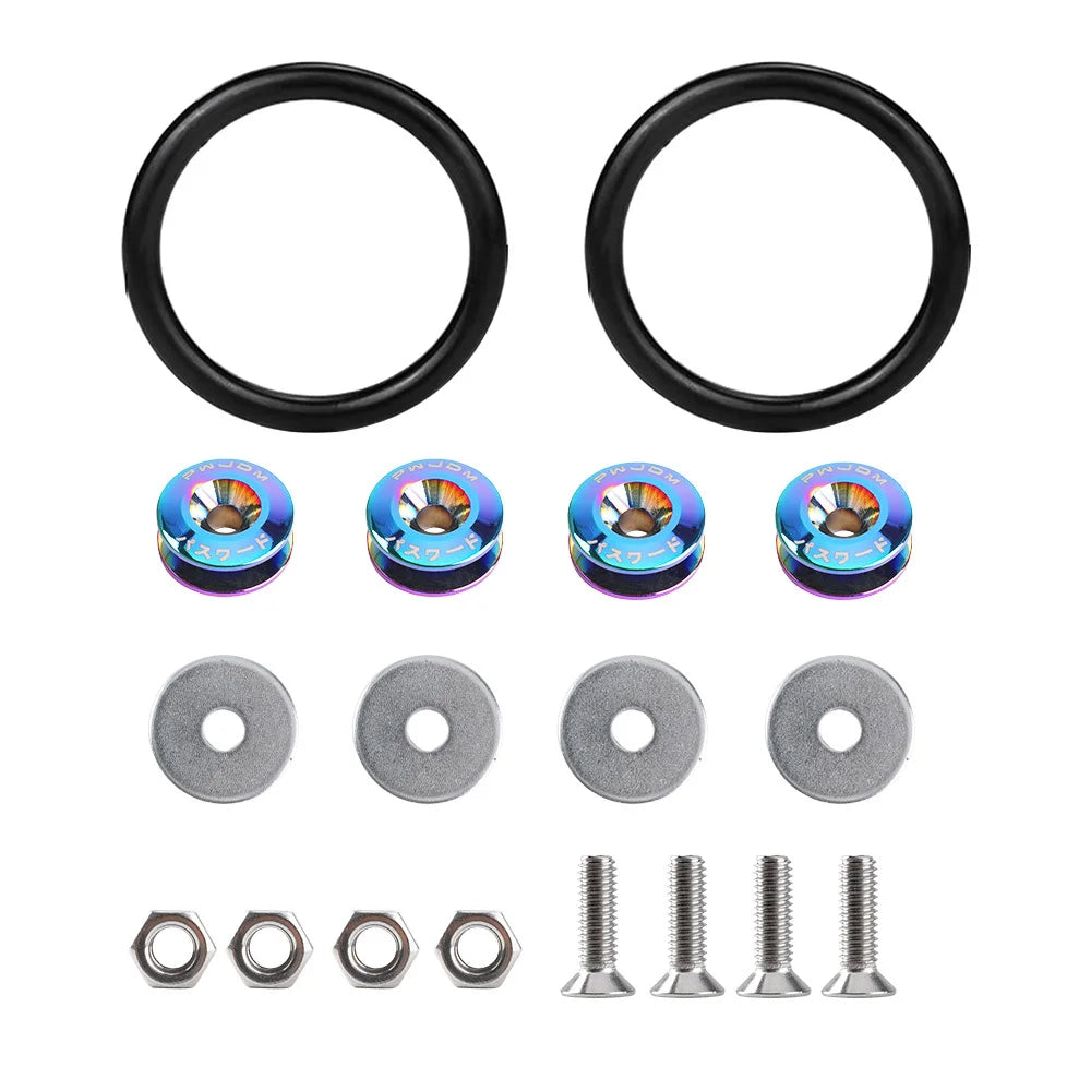 Universal Aluminum Quick-Release Bumper Fastener Kit