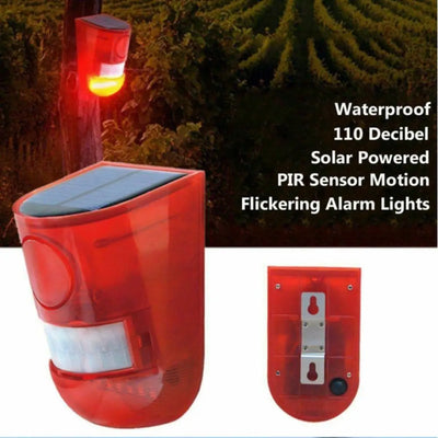 Solar Motion Sensor Alarm