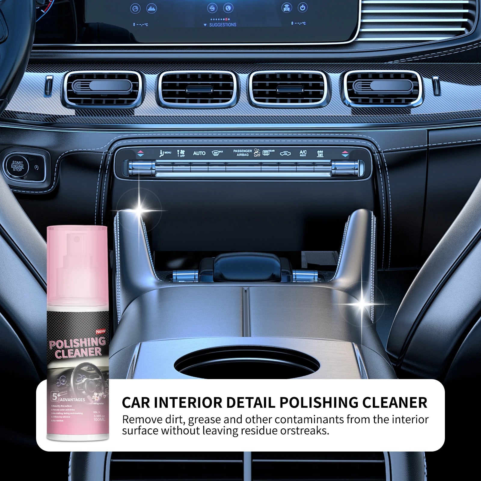 Car Interior Polishing Cleaner