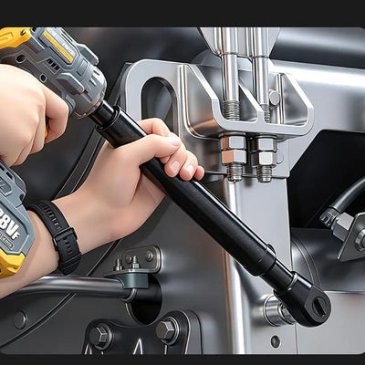 1/2" Drive Universal Offset Extension Ratchet Wrench