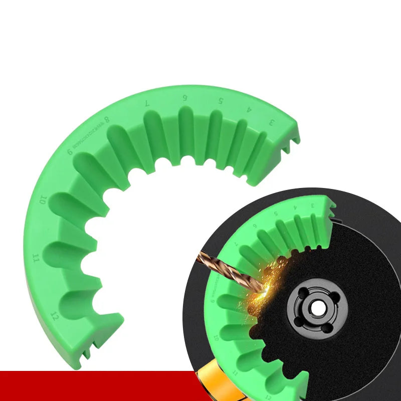 Drill Bit Sharpener Grinding Attachment 1/8"–1/2" (3–12mm)