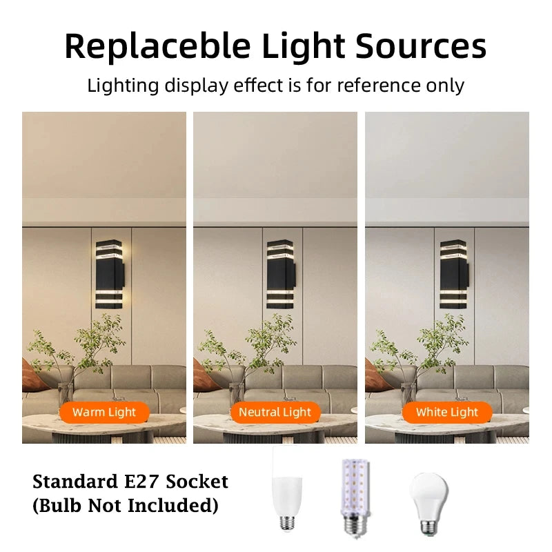 LED Outdoor Wall Lights E27