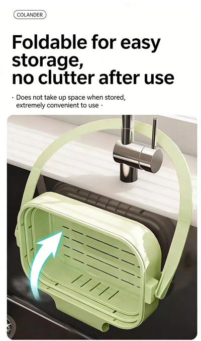 Foldable Sink Colander Basket