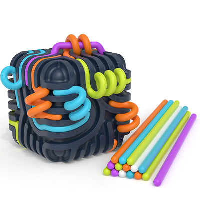 Pelota sensorial de silicona de 15 varillas – Juguete antiestrés