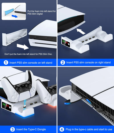 Horizontal Stand with RGB Light