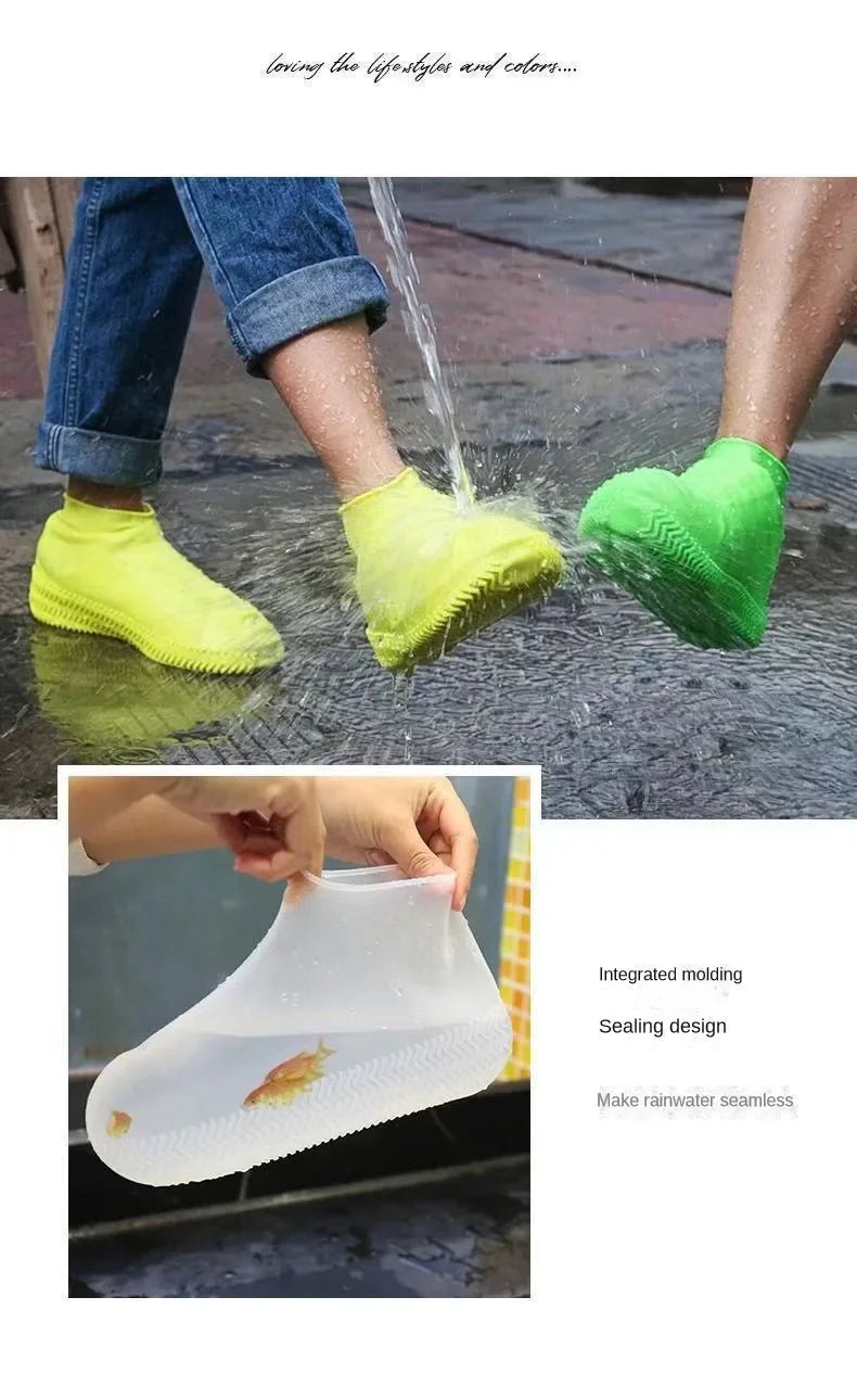 1 Pair Silicone WaterProof Shoe Covers
