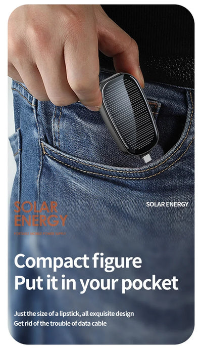 SolarKey Mini Power Bank 1200mAh