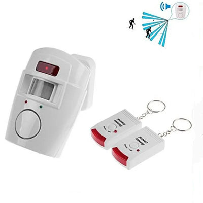 Wireless PIR Motion Sensor Alarm with 2 Remotes
