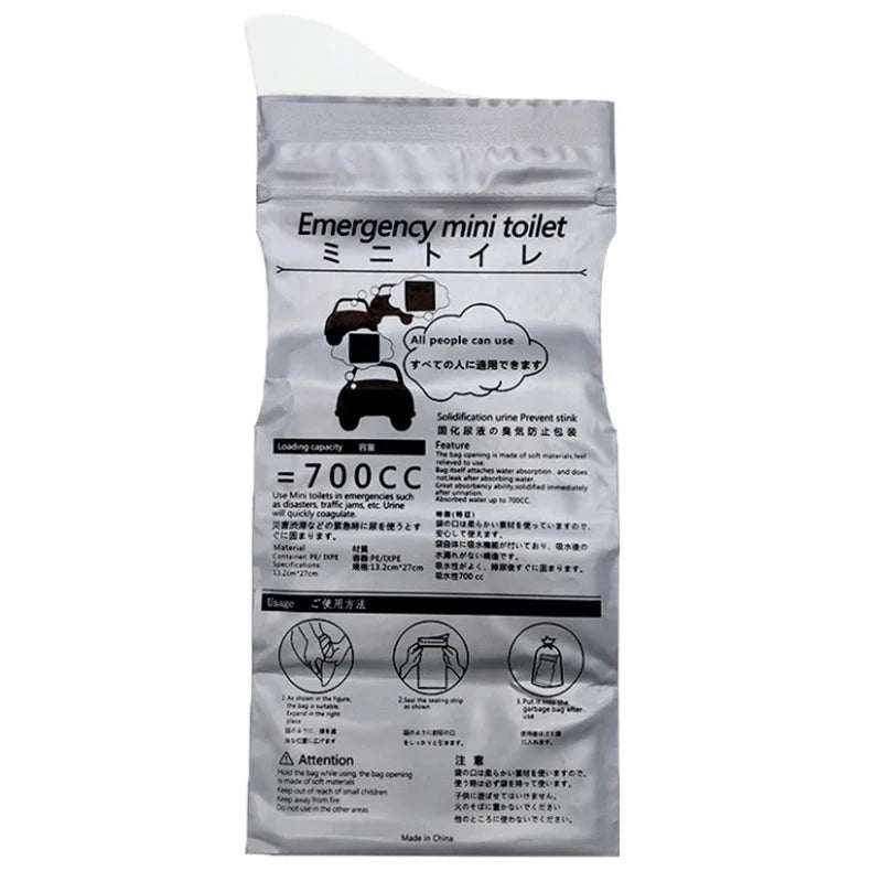 Portable Emergency Urine Bags (700ml) T