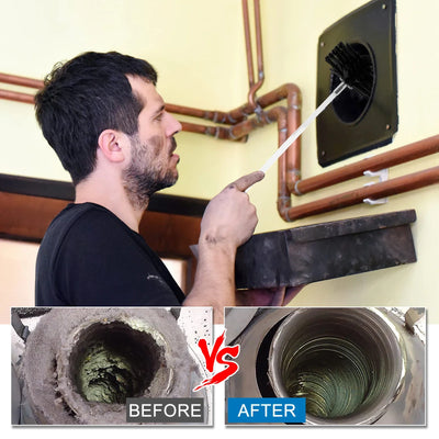 Extendable Chimney Cleaning Brush & Flexible Rod Kit