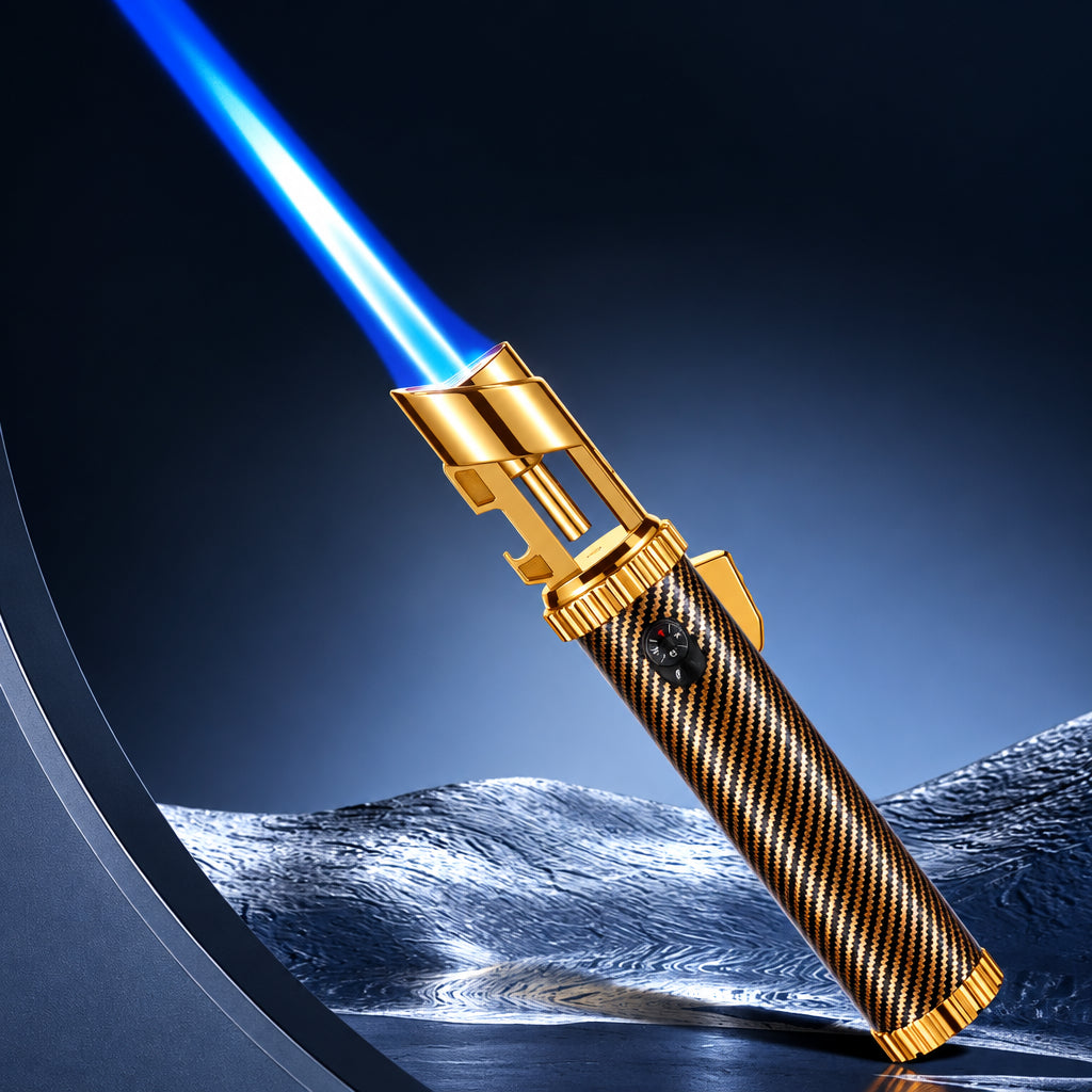 Refillable Windproof Butane Torch Lighter (NO GAS)