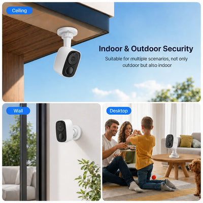 5MP Wireless Magnetic Security Camera
