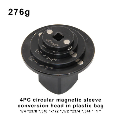 4PC Magnetic Socket Adapter Set (K)
