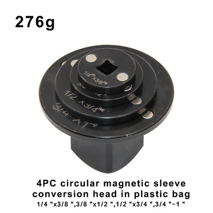 4PC Magnetic Socket Adapter Set
