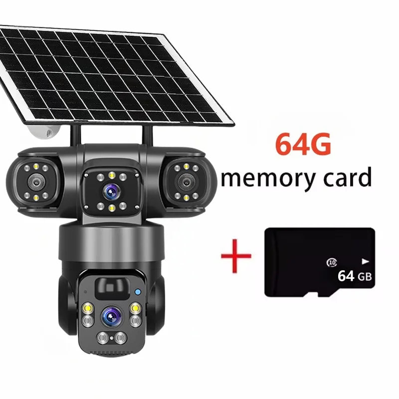 15MP Triple-Lens Solar Security Camera