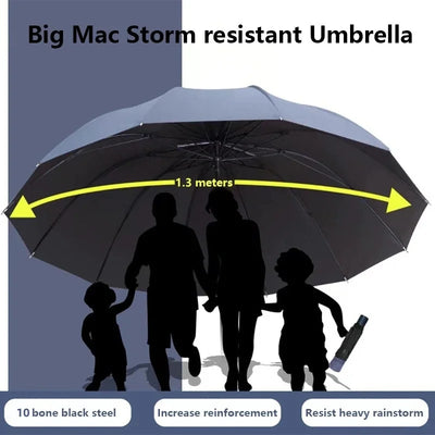 Large Windproof UV Protection Umbrella 130cm/51"