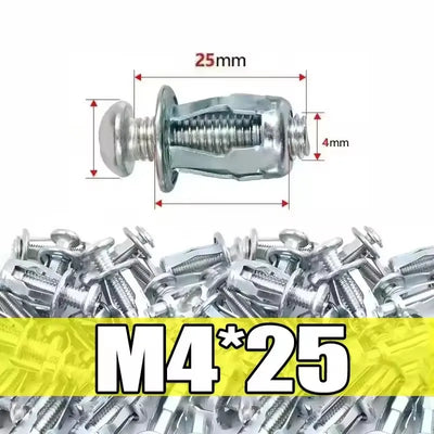 Petal Nut License Plate Fasteners – M4/M5/M6