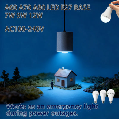 Rechargeable Emergency LED Light Bulb with Battery Backup
