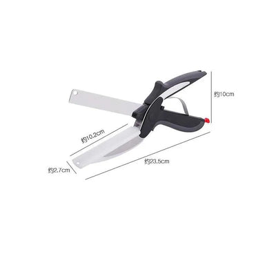 2-in-1 Kitchen Scissors & Chef Knife