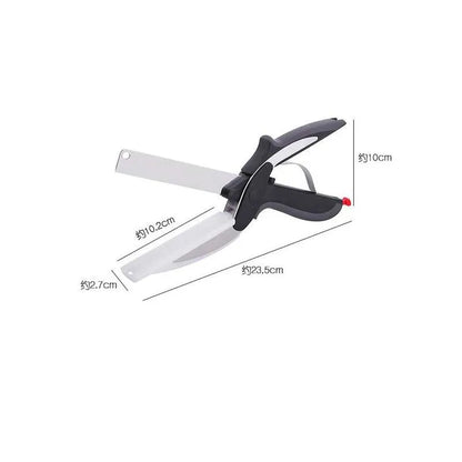 2-in-1 Kitchen Scissors & Chef Knife