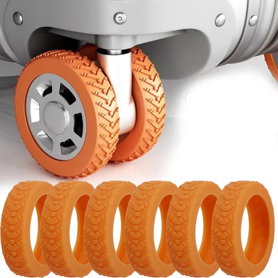 Silicone Luggage Wheel Protector Covers
