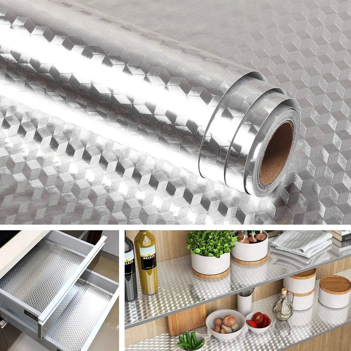 Aluminum Kitchen Wallpaper