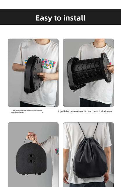 Ultra-Light Foldable Camping Toilet