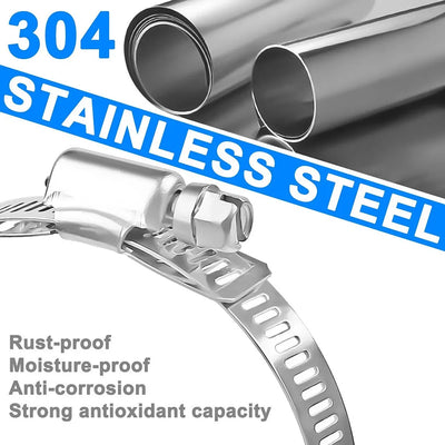 Adjustable Hose Clamp Kit (9.8 ft)