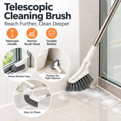 Extendable Crevice Cleaning Brush – Long Handle Gap Cleaner