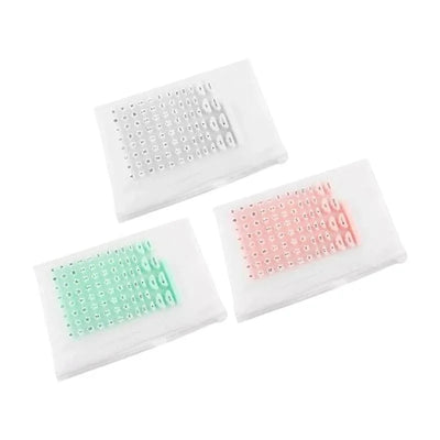 70PCS Raised Silicone Keyboard Stickers for Long Nails